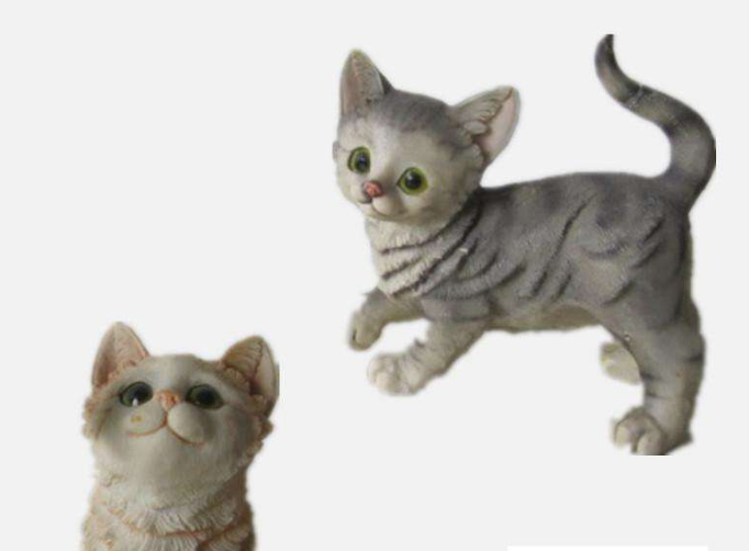 聽說擼貓可以有助于緩解老年癡呆？Q版貓咪手板模型，你值得擁有